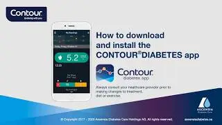 Installing the CONTOUR DIABETES app| CONTOUR DIABETES app | mmol/L | Canada