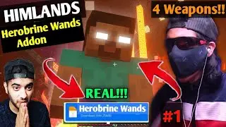 HIMLANDS *Herobrine* Wands Addon!! | Herobrine Power Mod | HIMLANDS • Real