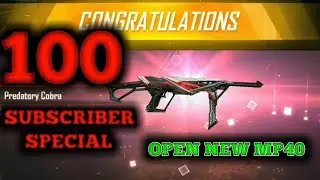 100 subscriber special . I got new cobra mp40