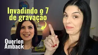 Lives animadas - equipamentos, cenário e aplicativo - set de gravação da Querlen Amback