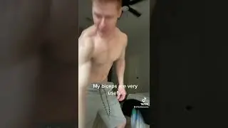 When your biceps can hold almost anything #tiktok #fitness
