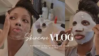 Skincare Vlog | Daily Skincare Routine | Acne Prone Skin Products | Niara Alexis