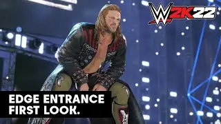 FIRST LOOK! WWE 2K22: Edge Entrance And UPDATED Model Revealed!