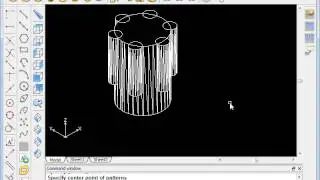 Using Pattern3D in CorelCAD.