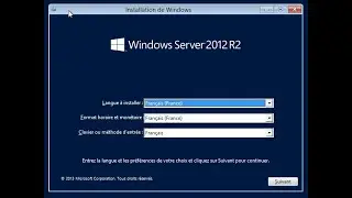 Comment installer Windows Server 2012 R2
