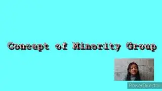 The Concepts of Race, Ethnicity, Minority and Majority Group