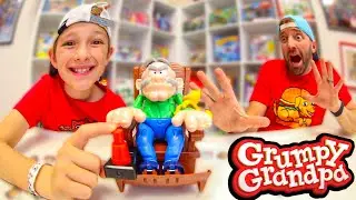 Father & Son PLAY GRUMPY GRANDPA! (Don't Make Grampy MAD!)