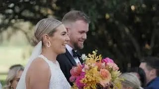 Stunning wedding at Kimo estate of Sally & Will