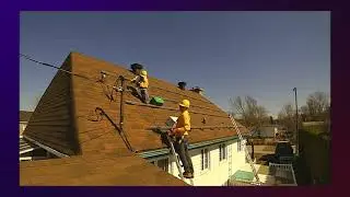 Instalación de Paneles Solares en un Techo a Dos Aguas