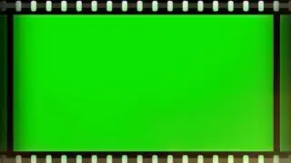OLD FILMSTRIP GREEN SCREEN EFFECT