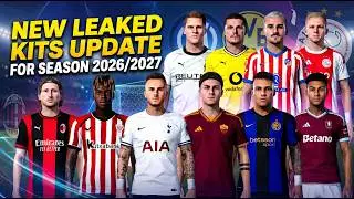 Leaked Kits Pack v2 Season 2027 | Atlético Madrid, Dortmund, Milan, Inter & more | FL26 & PES 2021
