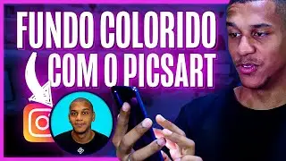 Como fazer fundo colorido na foto de perfil do Instagram
