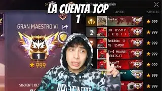 JUGUÉ EN LA CUENTA TOP 1 GLOBAL DE TODO FREE FIRE Y ASÍ REACCIONO LA GENTE!!