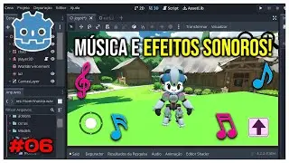 COMO CRIAR UM PLAYER 3D NA GODOT MOBILE | ADICIONANDO MÚSICA E EFEITO SONORO DE PULO!!! #06
