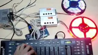 DMX to SPI Decoder DMX to SPI Convertor for Digital Pixel LED WS2811 WS2812 MT16703 SM16703 TM1934