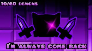 10/60 Возвращение демонов Geometry dash The nightmare Speed racer The lighting road insomnia и тд