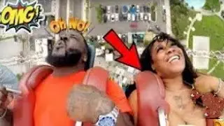 Girls Passing Out #17 Funny slingshot Ride