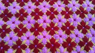 নতুন একটি ফুলের আসনের নকশা- Unique Ason Selai Design- Ason Design- Hand Made- Floor Mat- Asan