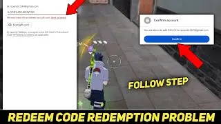 REDEEM CODE 😯 REDEMPTION PROBLEM !! HOW TO FIX REDEEM CODE WE NEED MORE INFO 😕