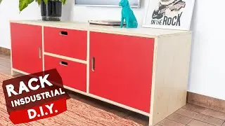 DIY - Rack de tv estilo industrial