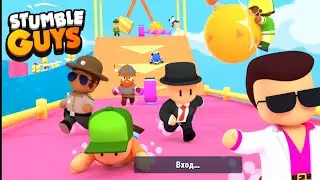 Привет в этом видео ролике я буду играть в STUMBLE GUYS