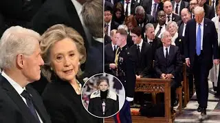 Melania Trump attends Jimmy Carter’s funeral in Valentino coat with statement collar