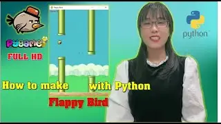 Flappy Bird game with Python FULL -  For Beginners - Codewithlisa