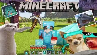 Minecraft Survive Diamond Mining | Bamboo Farm (Part 6)