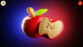 Create Apple in Blender | Modeling an apple in Blender | How To Make Apple in Blender