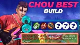 Chou NEW BEST BUILD AND EMBLEM 2022! 1 HIT- MLBB