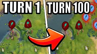 Doing Nothing For 100 Turns in Civ 6 - Deity Challenge