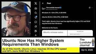 Ubuntu Now Has Higher System Requirements Than Windows