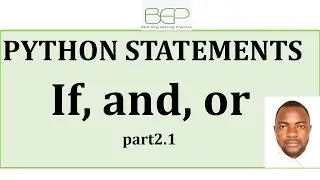 Python statements if, and, or (Part2.1)  - Python tutorial for absolute beginners - Engineering