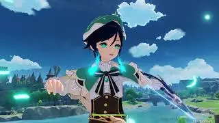 Character Bursts in 800% Slow Motion | Genshin Impact