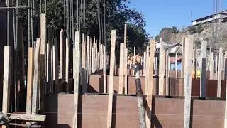 Formwork for Tie beam and shear wall
