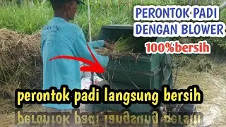 perontok padi langsung bersih