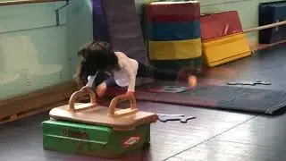 Our girl is getting good! 🤸‍♂️ gymnastics