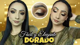 Maquillaje lindo y NEUTRO DORADO para fiesta u ocasión especial | Party makeup ♥♥♥ Andy Lo