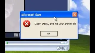 Microsoft Sam sings 