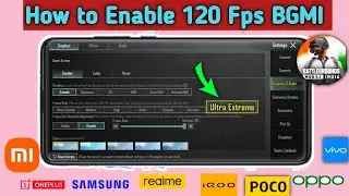 BGMI 120 Fps not showing problem fix l BGMI 120 Fps device support l how to enable 120 Fps in BGMI