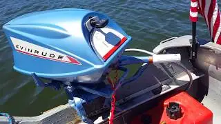 1967 Evinrude Fastwin 18hp Electric Start Outboard Motor