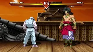 DRAGON RYU vs BROLY - Street fighter vs Dragon Ball | DEATH BATTLE‼️