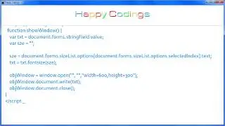 JavaScript | Set font size with form control