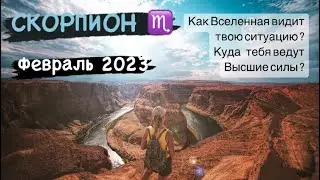 СКОРПИОН ♏️ ФЕВРАЛЬ ❤️ ОДНОЙ НОГОЙ В ПРОШЛОМ 😁 КАК ВСЕЛЕННАЯ ВИДИТ ВАШУ СИТУАЦИЮ ЭТОЙ ЗИМОЙ ☝️🤍
