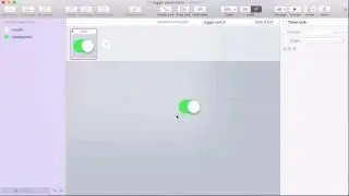 Design a simple toggle switch behavior
