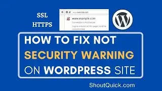 How to Solve the Warning on HTTP Site Security
