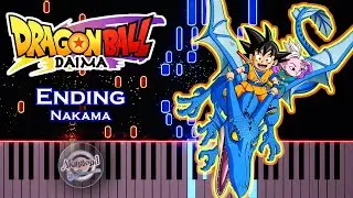 Dragon Ball Daima Ending Nakama Piano Tutorial - DB Daima ED Nakama Piano Cover