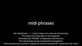 ReaComposer Tutorial 4 - midi phrases (REAPER)