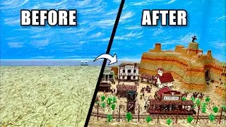 New LEGO Train Layout | LEGO Wild West Town