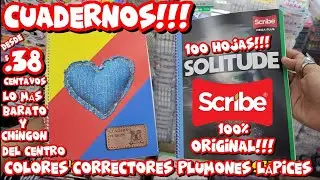 CUADERNOS SCRIBE ORIGINALES  ÉSTE SI ES EL MEJOR PRECIO DEL CENTRO HASTA MAMÁ LUCHA TIEMBLA X BARATO